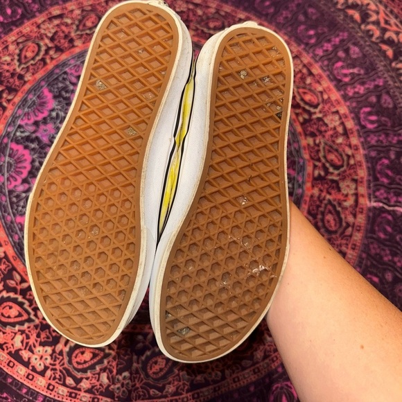 Vans Yellow Checkered Slip-On Sneakers - Picture 9 of 9